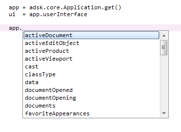 オブジェクトのために、適切なコード・ヒントを表示することができます。