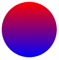 メッシュの頂点が、モデル空間のそれらの位置に基づいて、色をつけられている画像です。