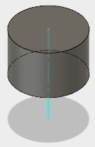 円柱/円錐/トーラスを通過する軸