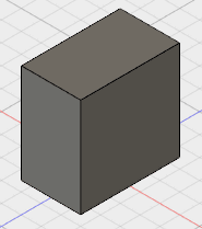 モデルから直方体を作成します。